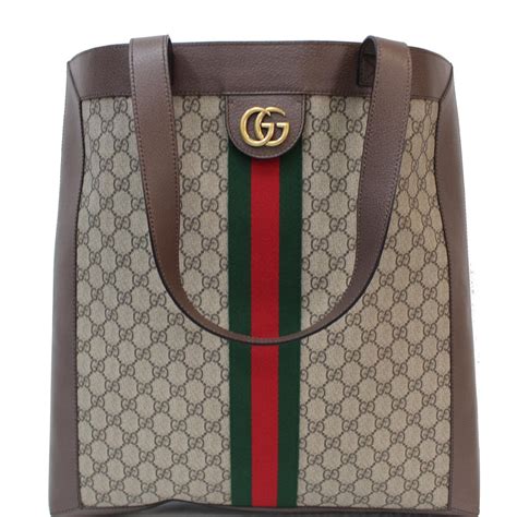 gucci bee print soft gg supreme tote|ophidia gg large shoulder bag.